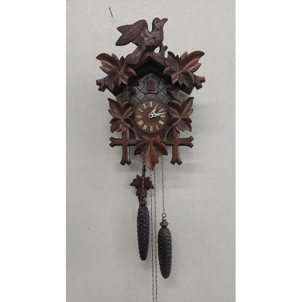 Vintage Made In Germany Bird Hunting Themed Cuckoo Clock - See Details