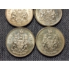 Image 6 : Four Assorted 80% Silver Canadian Half Dollars - ASW: 0.3 Oz Per Coin - About 1.2 Oz ASW Total! 