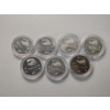 Image 6 : Lot of 7 Dale Earnhardt Official Commemorative Silver-Plated Coins Designs by Sam Bass