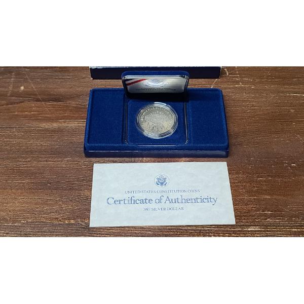 1987 United States Constitution 90% Silver Dollar