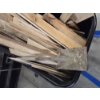 Image 10 : Like New! Kobalt 2 Wheel 7 Cubic Foot Steel Push Wheelbarrow With Scrap Wood & Small Shovel As Shown