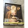 Image 2 : 2 Cow Decorative Photo Frames - ~29.5x 20" & ~19x15" 