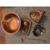 Image 7 : PICKUP IN CANTON - Copper Collection Including Butter Dish, Bowl, Ashtray, Candle Sticks & More 