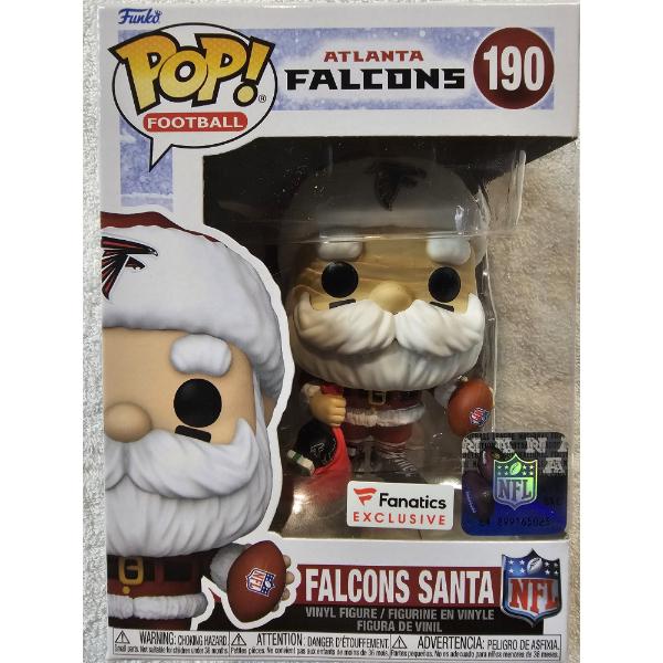 Funko Pop! Football #190 - Atlanta Falcons Santa - NFL Licensed - Fanatics Exclusive Edition