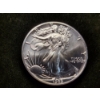 Image 3 : 1989 American Eagle 1 Oz Fine Silver Dollar Bullion Round 