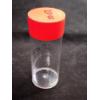 Image 3 : EMPTY Clear Plastic 1 Oz Silver Round Holder Tube - HOLDS UP TO 20 CAPSULATED EAGLES!