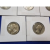 Image 4 : 5 Silver Washington Quarters Assorted Years FV: $1.25