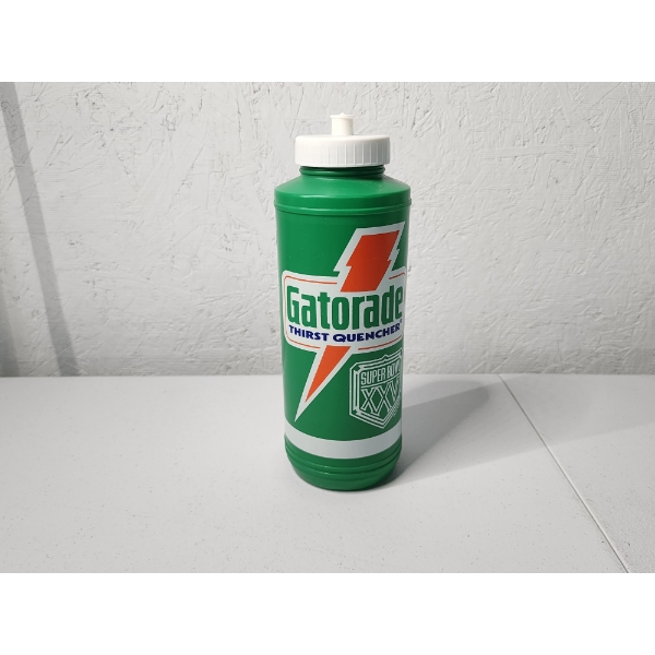 Vintage Gatorade Bottle - Super Bowl XXV NFL 1989 Collectible 