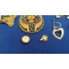 Image 3 : Assorted Costume Jewelry Pieces Featuring Vintage Clinton Women's 17-Jewel Mechanical Wristwatch 