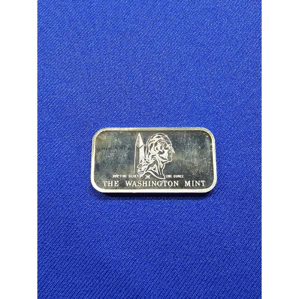 The Washington Mint 1 oz .999 Fine Silver Art Bar - United States of America