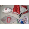 Image 1 : OSU Themed Wall Hanging Sign, 2003 Fiesta Bowl Ohio State VS Miami Commemorative Football & More 