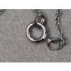Image 12 : 10K Yellow Gold/10K White Gold Necklaces & Size 7 10K White Gold Tourmaline Ring -Total Weight: 2.8g