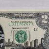 Image 2 : 2003A Series $2 Federal Reserve Note with a Custom "North Carolina Statehood" Colorized Overprint