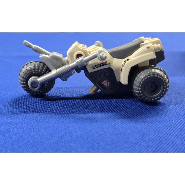 Vintage 1988 G.I. Joe ATV Toy - Motorized Vehicle Packs Series - w/ 10 Assorted G.I. Joe Missiles