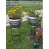Image 2 : *Pick Up At Mantua Home-No Shipping Available* Great Condition Charming 18''x34'' Planter Stands, 2'