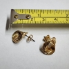 Image 3 : Lovely 14K Gold Earring Set Weighing 1.7 Grams Total 