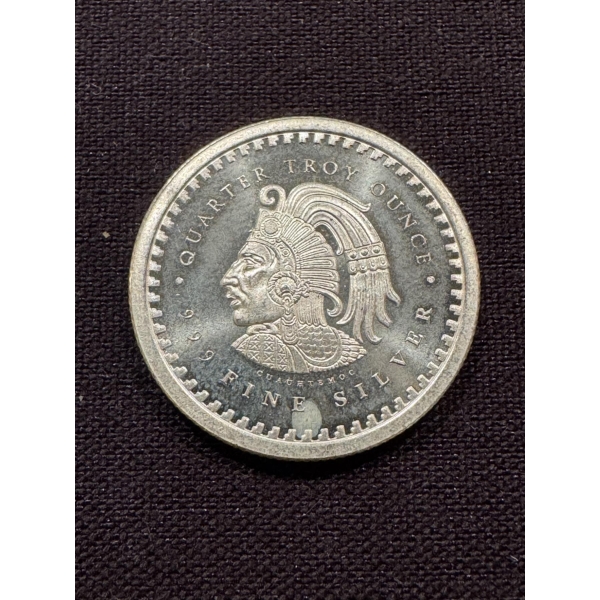 1/4 Oz .999 Pure Fine Silver Troy Ounce Coin - Outstanding Coin - Mint Condition