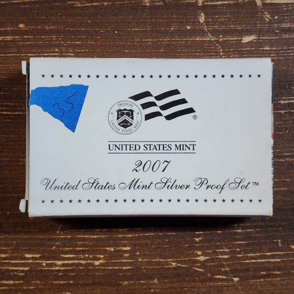 United States Mint 2007 Silver Proof Set Featuring ASW of 1.338 Troy Ounces ~ In Original Packaging 
