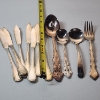 Image 2 : Lot of Assorted Silver-Plated Flatware/Serving Utensils Total Weight: 391.6g