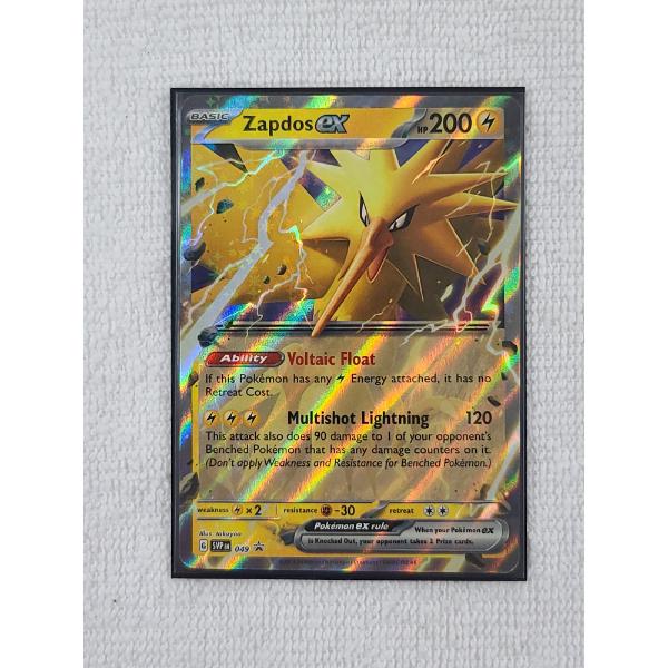 Pokemon 151 Black Star Promo Zapdos Ex 049 Near Mint