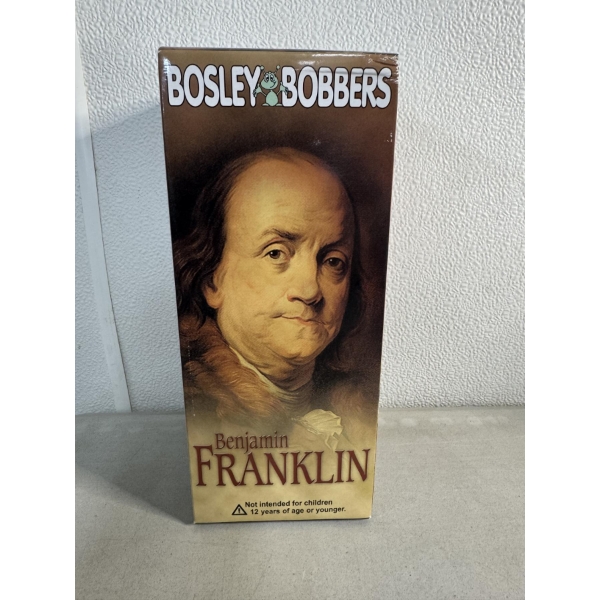 Ben Franklin Bobble Head - Bosley Bobbers - Mint Condition In Box