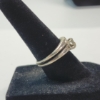 Image 2 : Beautiful 14K White Gold Ring - Size 6.5 - Total Weight: 3.5g