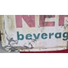 Image 4 : LARGE Antique 52 x 20 Metal NEHI Soda Advertising Sign - See Description