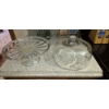 Image 2 : 2 Pc Covered Pedestal Cake Stand - Perfect Condition