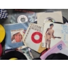 Image 6 : Vintage Cotton Club Wood Crate & Collection Of 45 Records -No Shipping