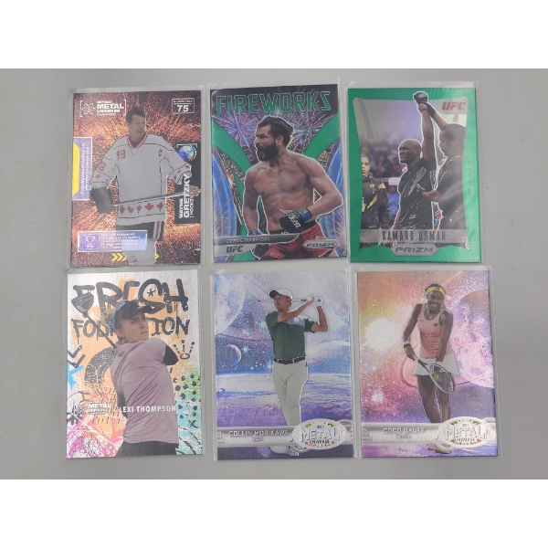 Lot of Assorted Sports Trading Cards Including Wayne Gretzky, Kamaru Usman, & More! 
