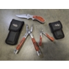 Image 1 : Like New Sheffield Pocket Knife And Mulit Tools With Wood Accents 