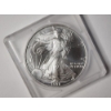 Image 1 : Very Nice 1998 United States One Troy Oz American Eagle .999 Fine Silver Round in Protective Case