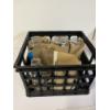 Image 1 : Vintage Glass Jars with Crate