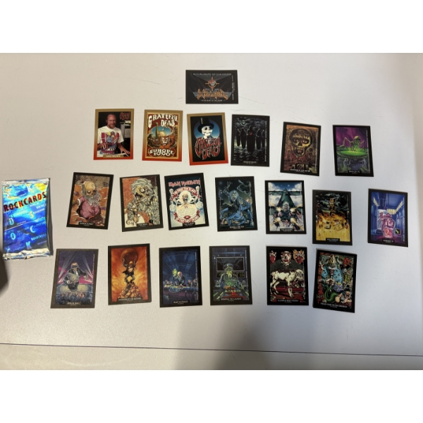 1991 Rock 'N' Roll Trading Cards 1-288 - Completed 1/24/93 - Set I & Collection of Empty Packs