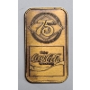 Image 1 : Vintage 1976 Coca-Cola 75th Anniversary Bronze Ingot Bar From The Columbus, Georgia Bottling Plant