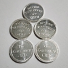Image 2 : 5 Grams Total ~ Five 1 Gram Currency Club .999 Fine Silver Rounds