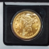 Image 2 : 1849 Double Eagle $20 Gold Proof Tribute - COPY - 24k GOLD PLATED 