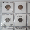 Image 2 : Binder Page of Assorted Canadian Dimes