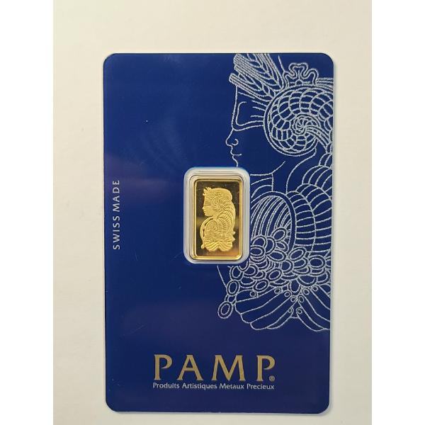  2.5 Gram PAMP Suisse .9999 Gold Bar Sealed In Official CertiPAMP Assay Card