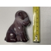 Image 9 : Adorable Degenhart Vintage Glass Dog Figurine -Old Lavender
