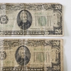 Image 3 : Three United States Green Seal 1934 $20 Federal Reserve Notes - Face Value $60.00