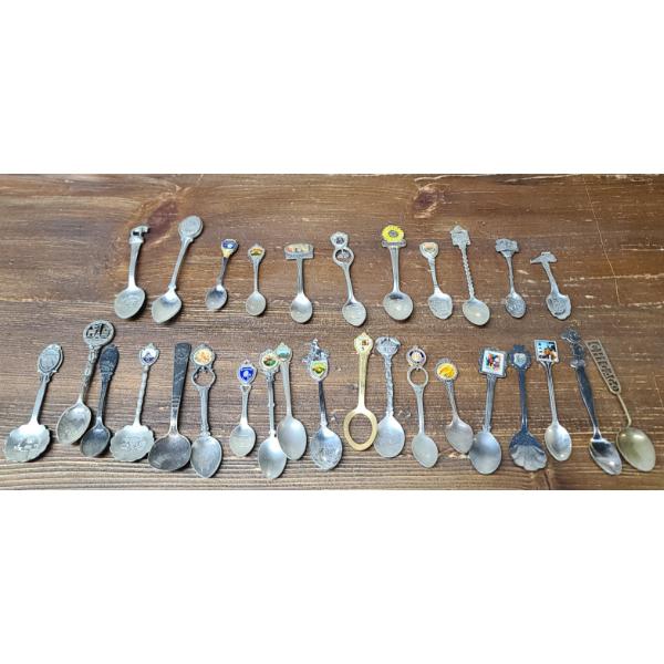 Assorted States/Character Collectible Souvenir Spoons
