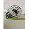Image 3 : Dwight Stephenson Miami Dolphins Autographed Mini Helmet in Plastic Storage Cube - HOF '98 - Riddell