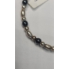 Image 3 : Beaded Sterling Silver Ali Aluma USA Matching Necklace & Bracelet Set With Dust Bag - Weight: 21.6g