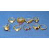 Image 1 : Assorted Silver COLORED Fashion Rings - See Photos For Sizing