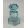 Image 4 : Adorable Degenhart Vintage Uranium Glass Dog Figurine- Ice Blue