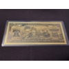 Image 1 : INCREDIBLE .999 Fine GOLD FOIL U.S. 250TH ANNIVERSARY NOTE IN PROTECTIVE HOLDER - MINT CONDITION