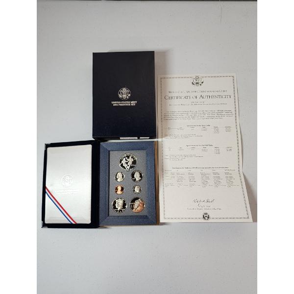 World Cup USA 1994 Commemorative Prestige Coin Set Including Silver Dollar & Clad Half Dollar