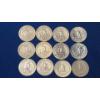 Image 2 : Assorted Years/Mint Marks 90% Silver Washington Head Quarters - Face Value: $3.00