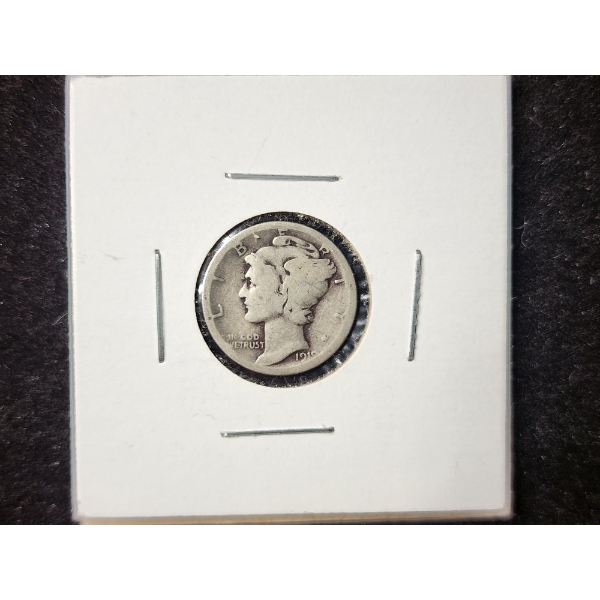 1919-D Silver Mercury Dime